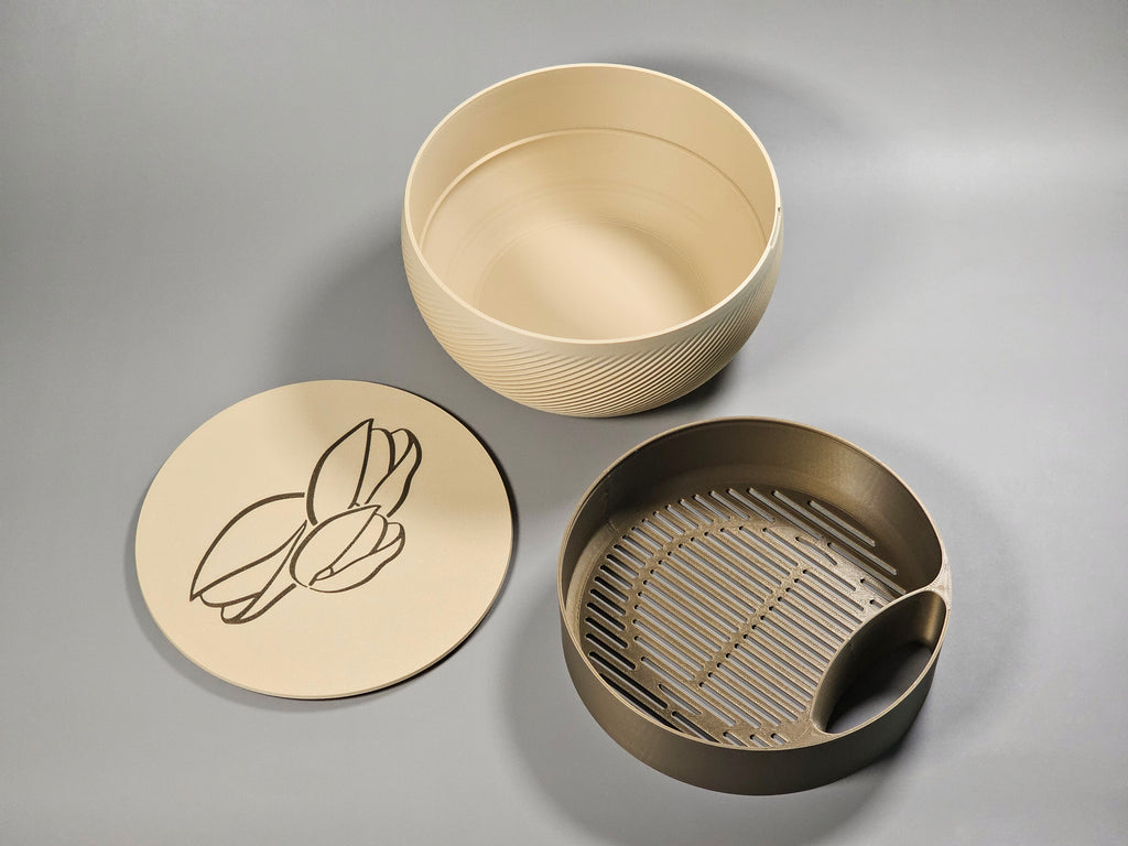 Bol à pistaches avec récupérateur