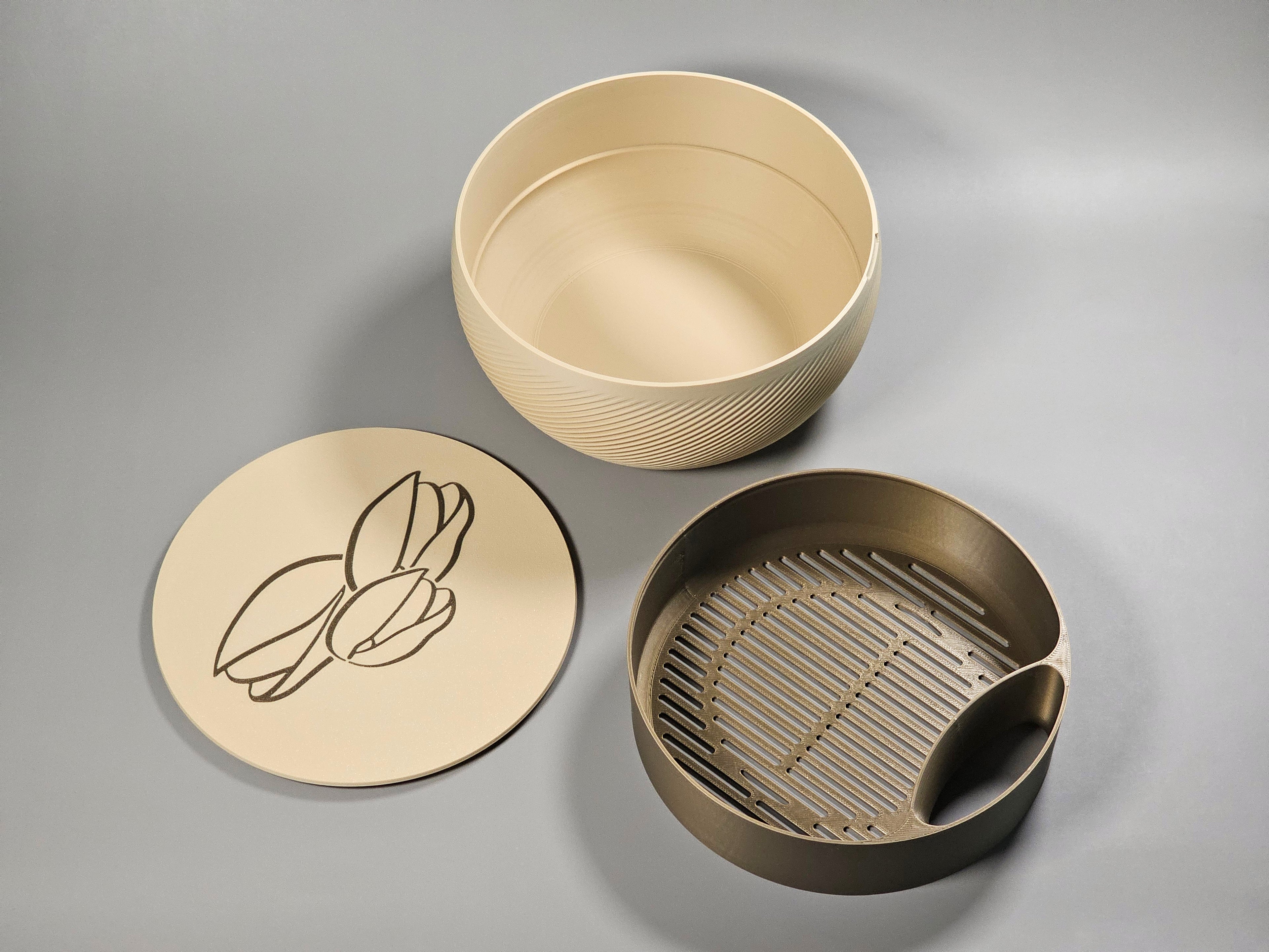 Bol à pistaches avec récupérateur