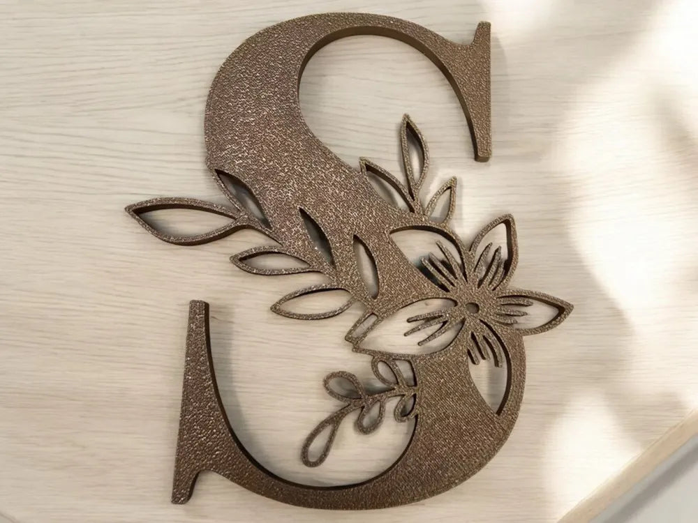 Lettre Fleurie Personnalisée A-Z – Décoration Florale Unique