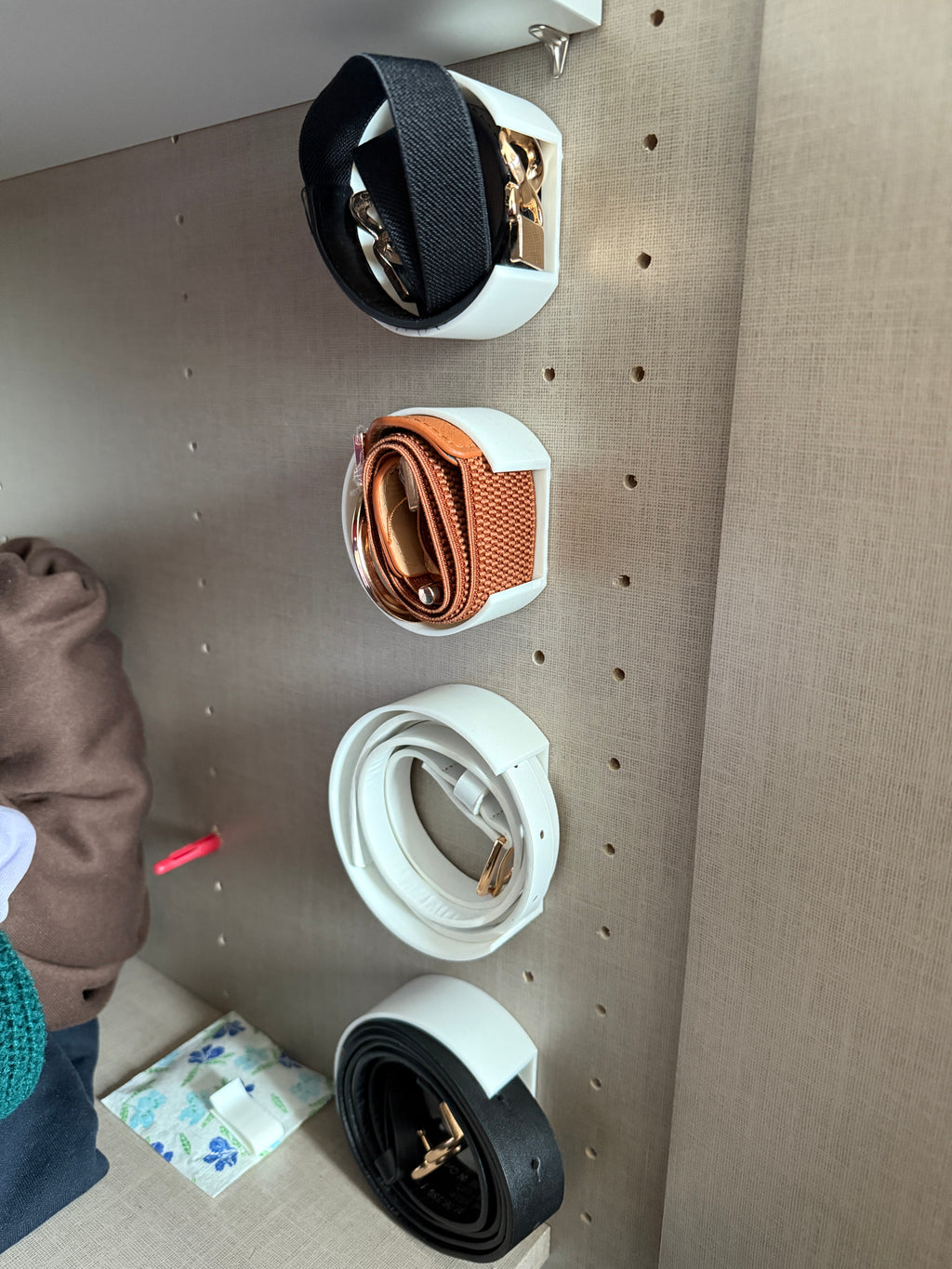 Organisateur de Ceintures pour Placard