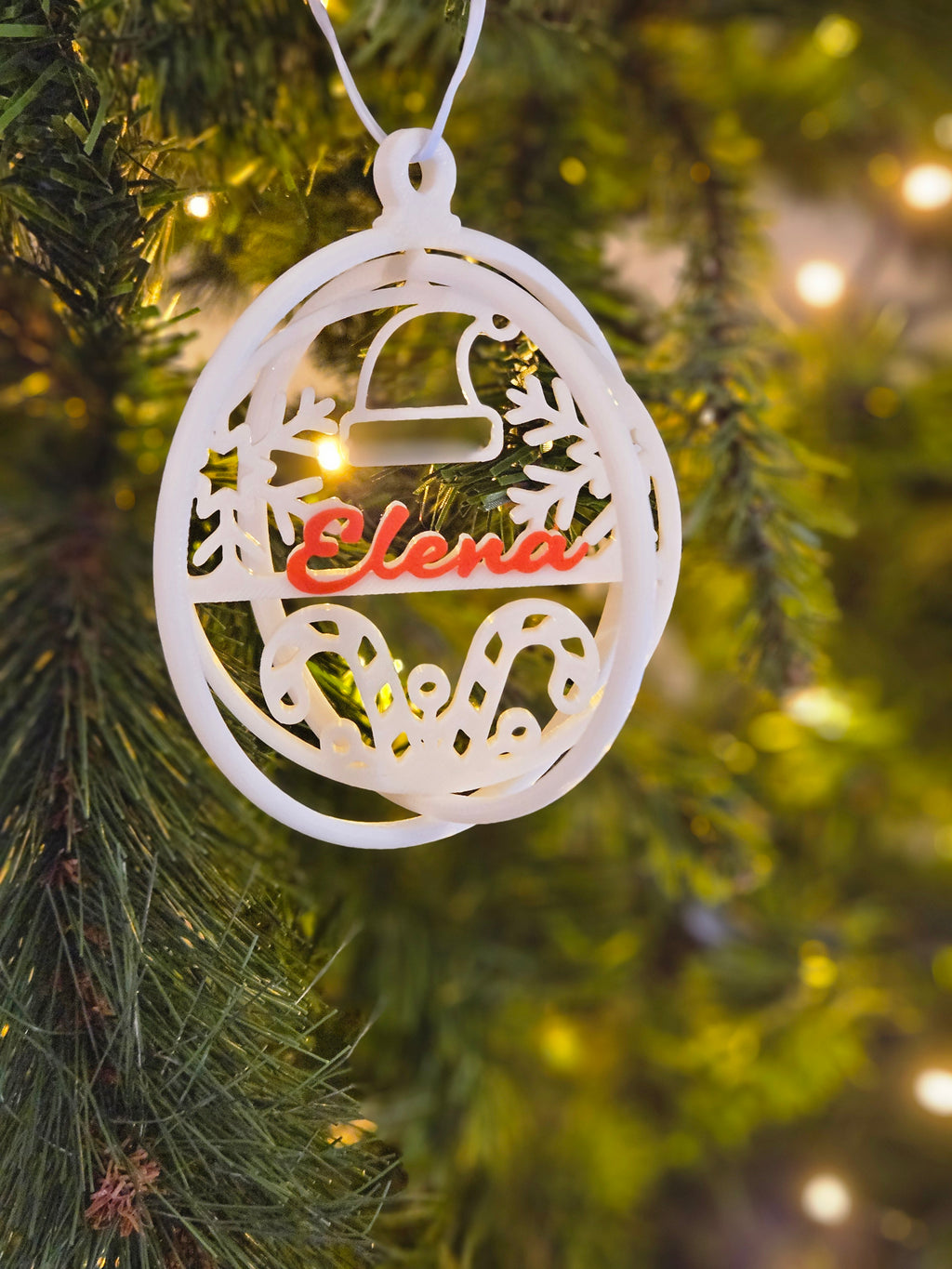 Boule de Noël 3D personnalisable