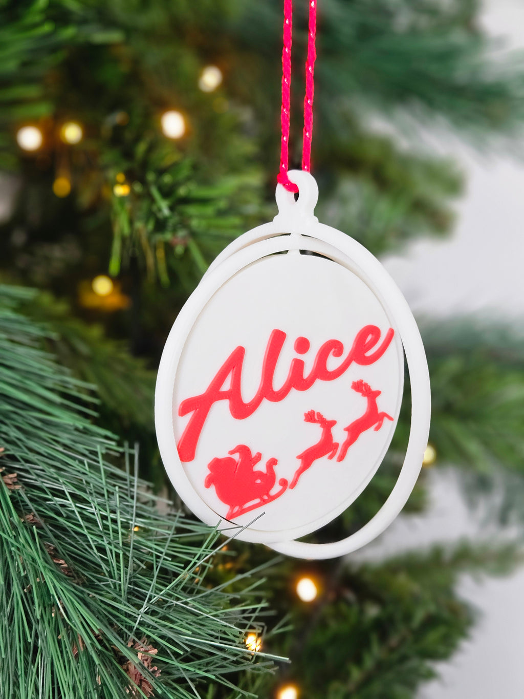 Boule de Noël 3D personnalisable