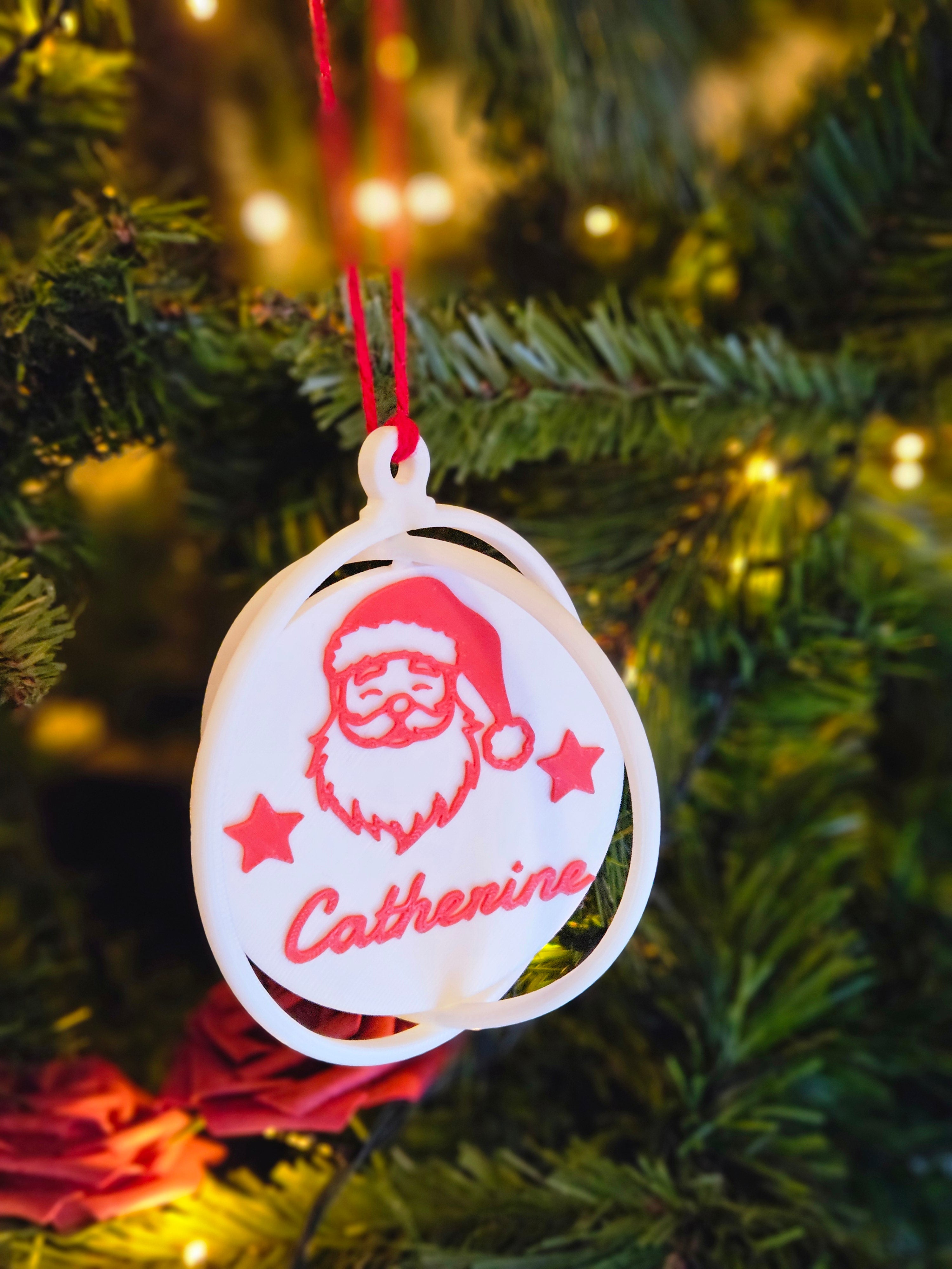 Boule de Noël 3D personnalisable