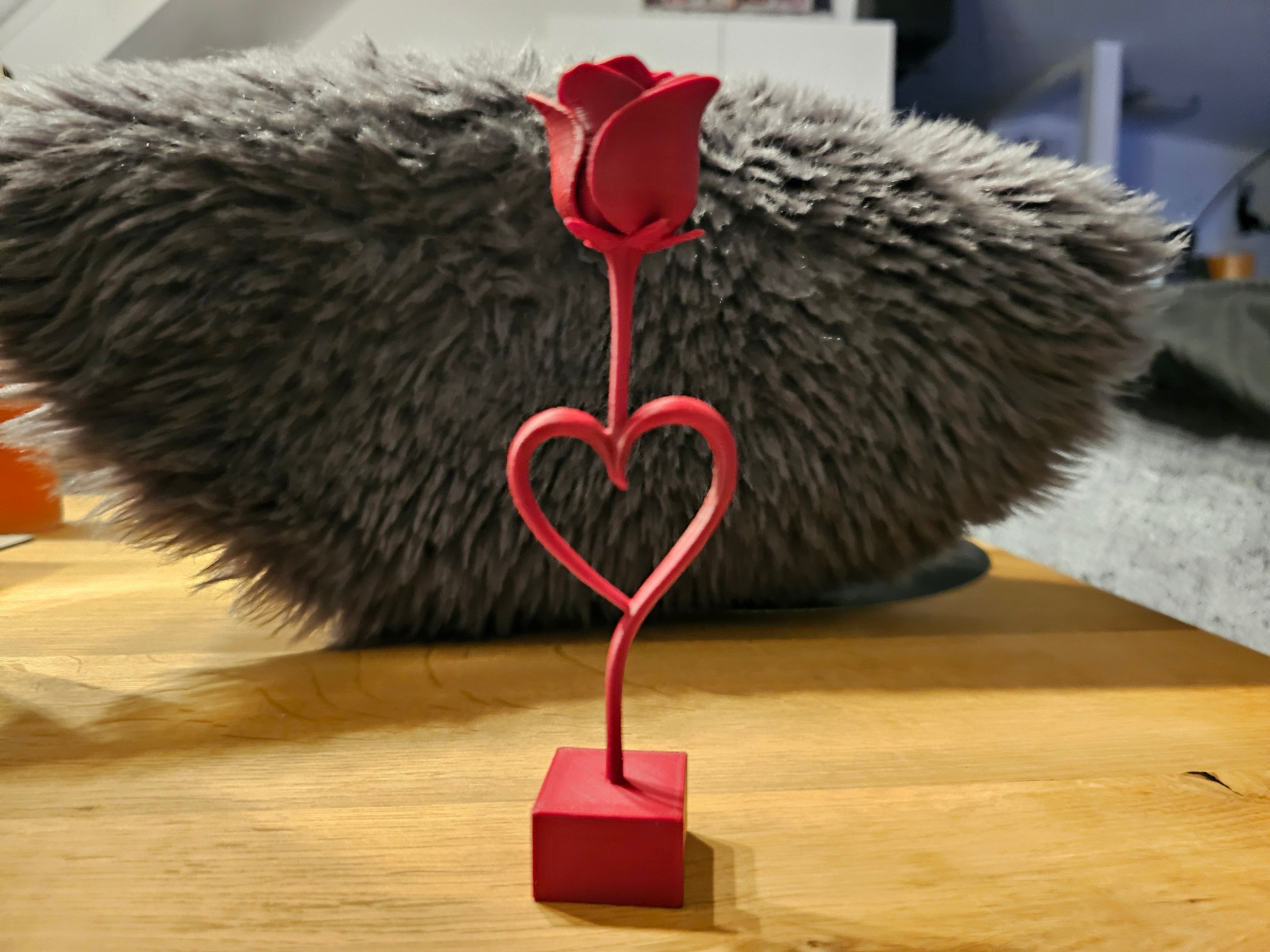 Rose d'amour éternel – Édition Cœur