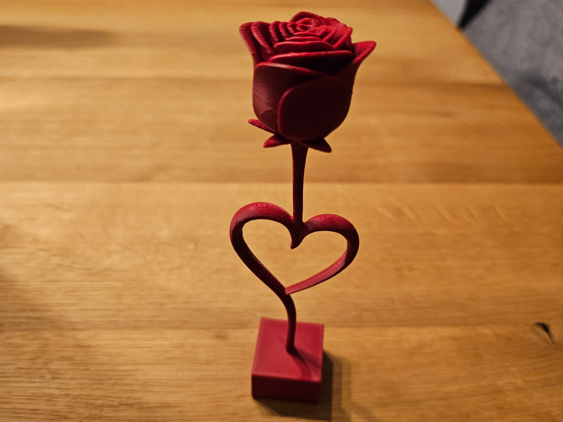 Rose d'amour éternel – Édition Cœur