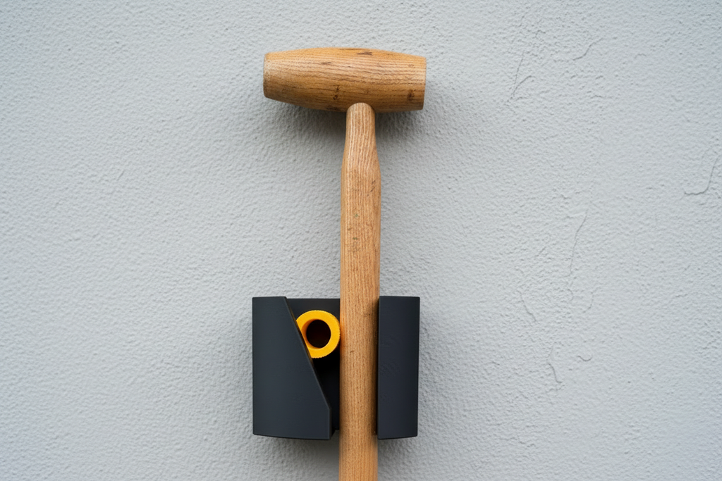 Clip porte-balai – fixation murale