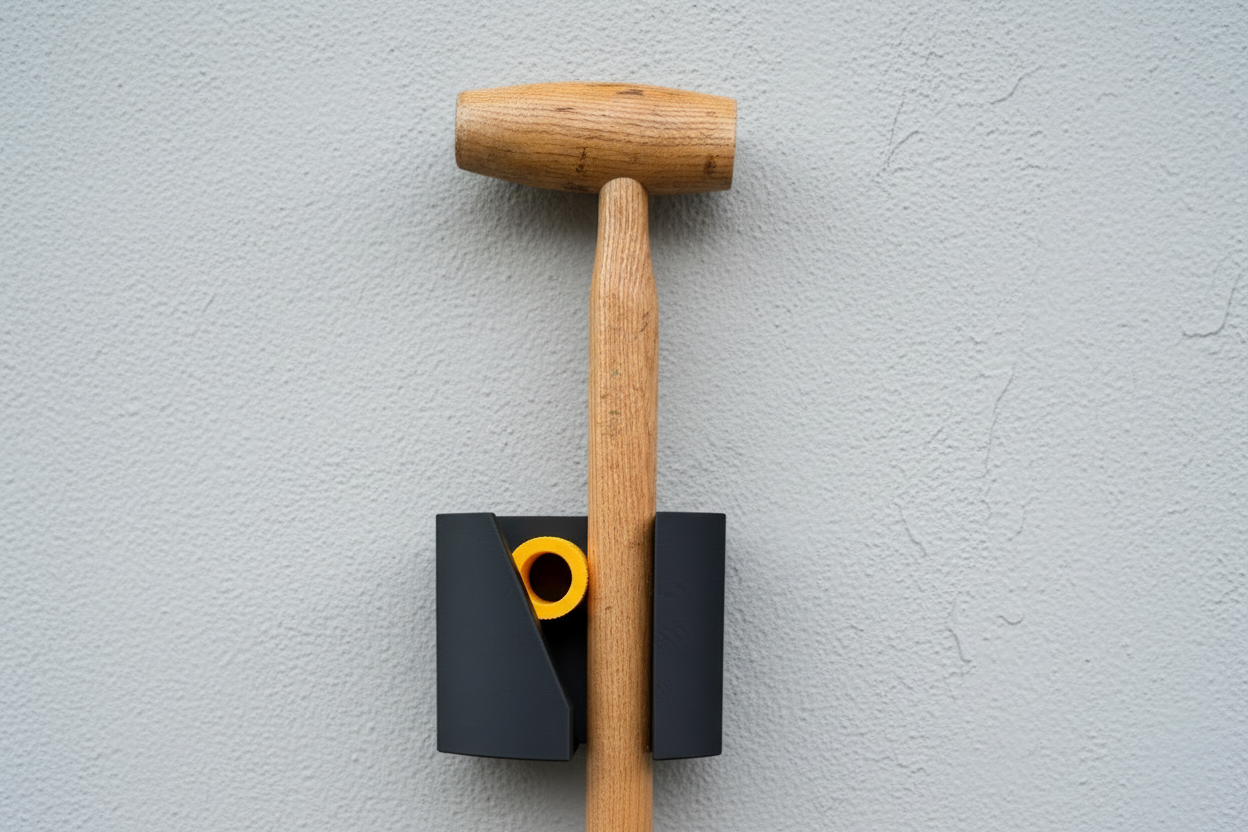 Clip porte-balai – fixation murale