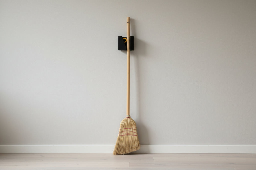 Clip porte-balai – fixation murale