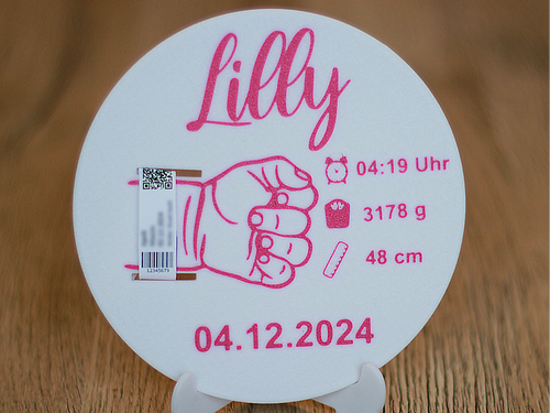 Cadeau de Naissance Unique: Support Bracelet d'Hôpital Personnalisable