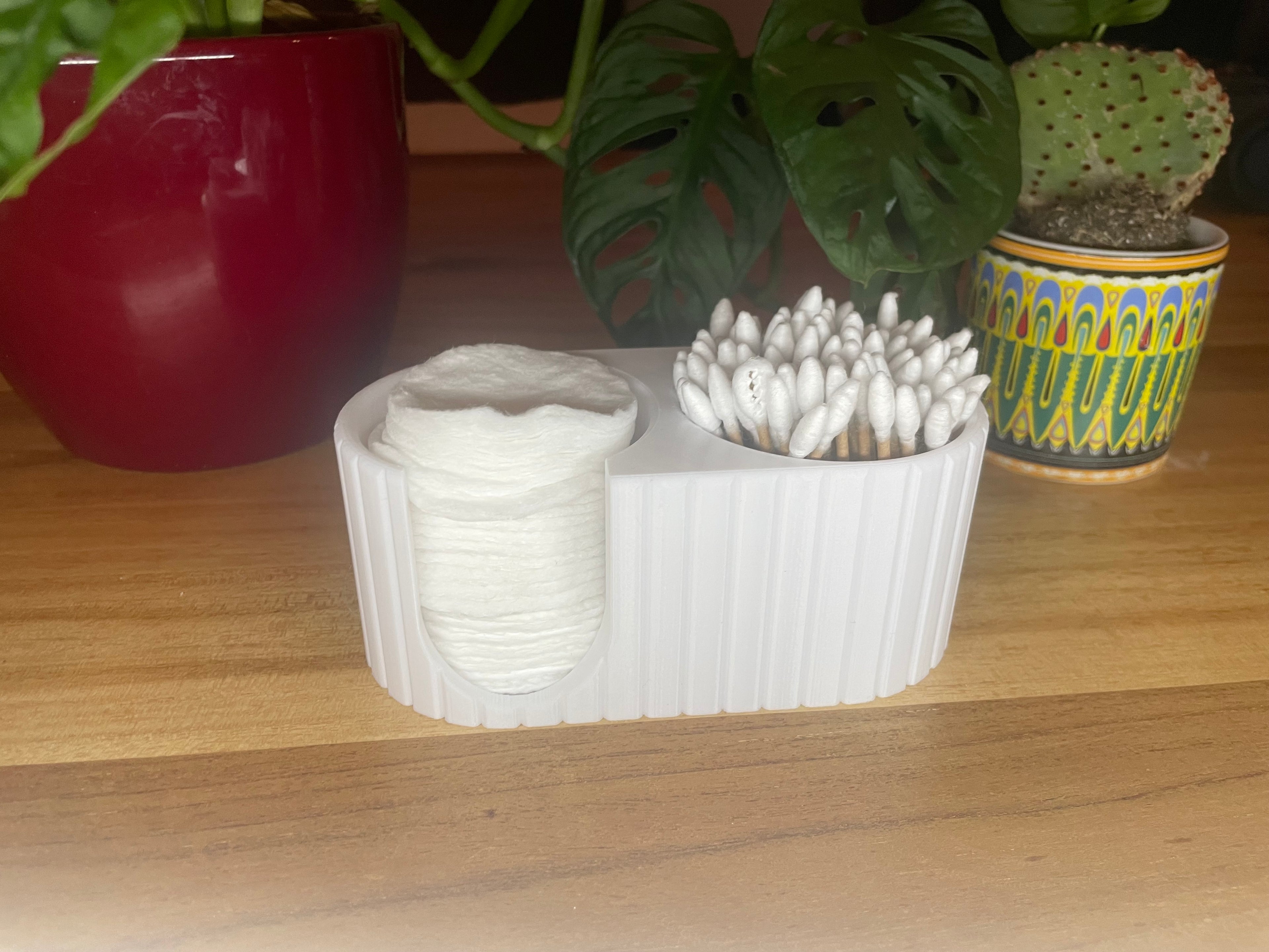 Support pour coton-tiges & disques démaquillants