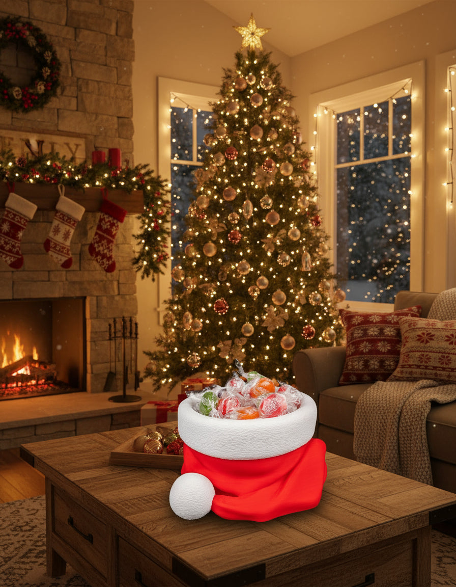 Bonnet du Père Noël à bonbons