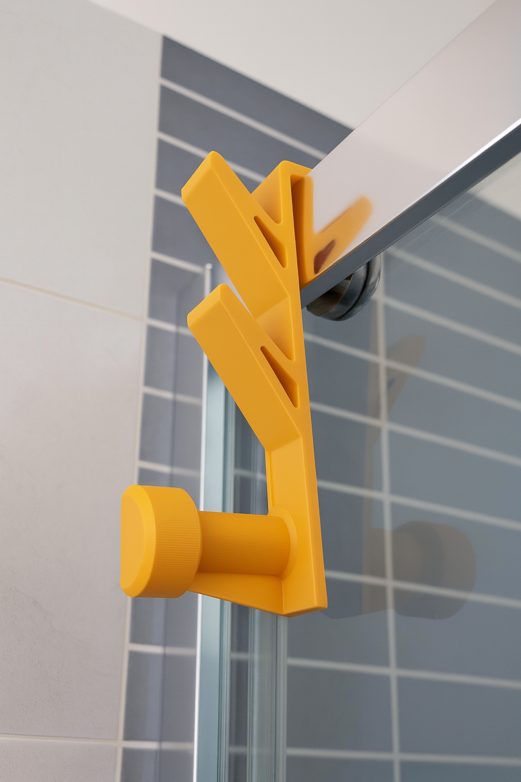 Pince à serviette pour porte de douche