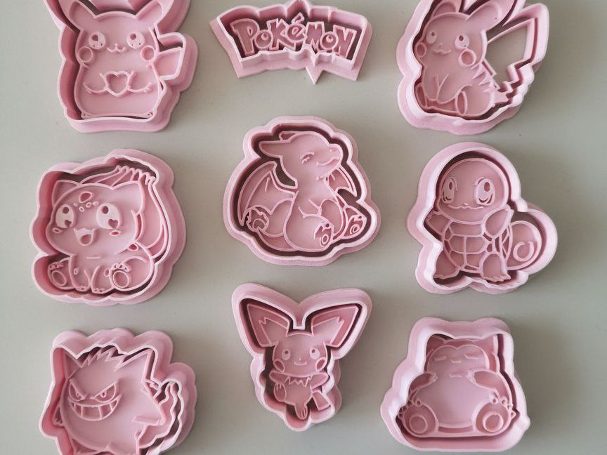 9 Moules à biscuits Pokémon