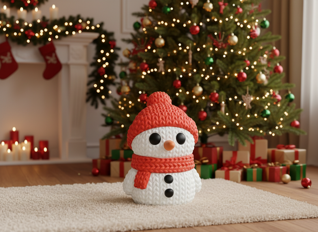 Bonhomme de Neige Tricoté